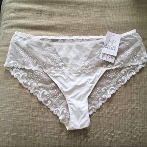 Simone Perele Delice  panty, white, size 4